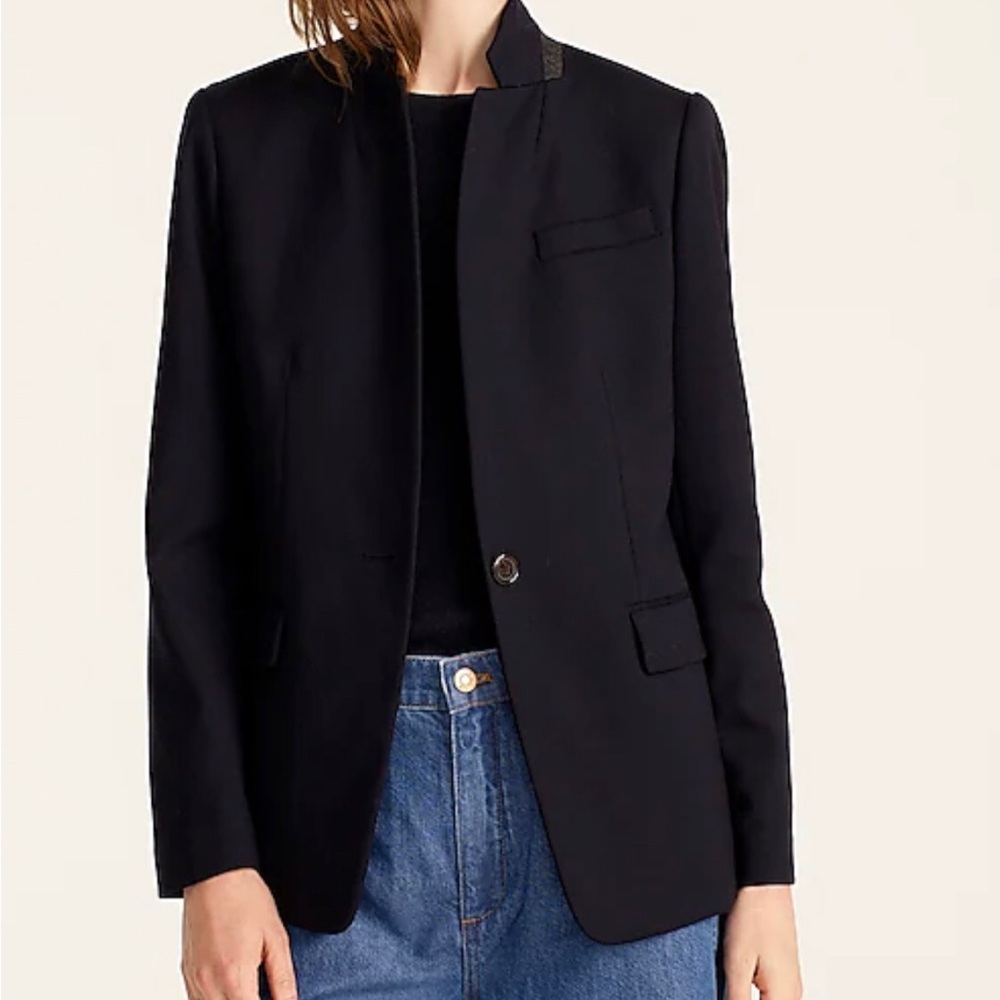 J.Crew Regent blazer, black 4T